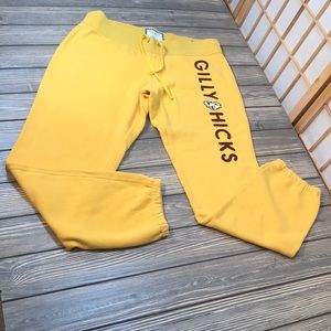 Yellow Gilly Hicks Sweatpants